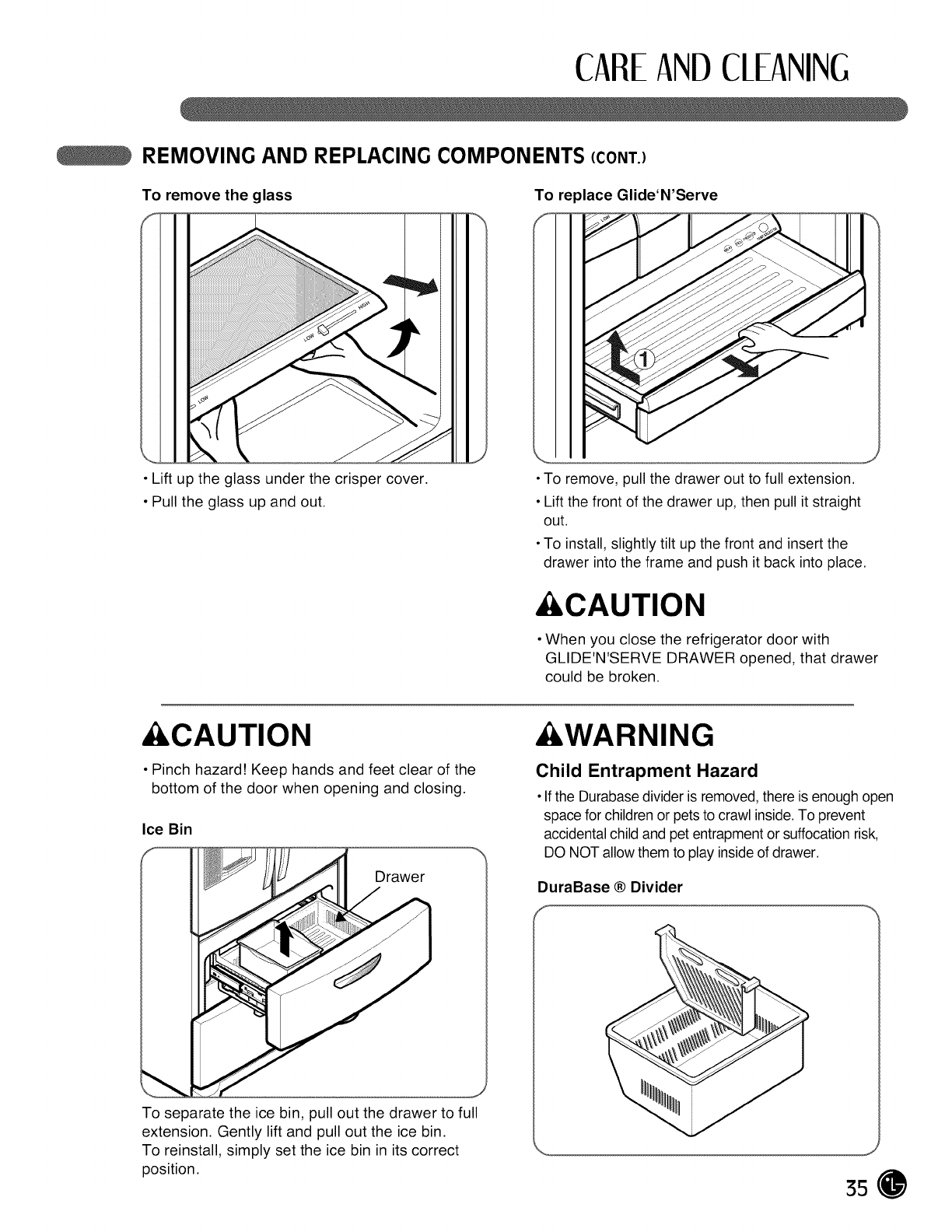 LG LMX28987ST User Manual REFRIGERATOR Manuals And Guides L1004185