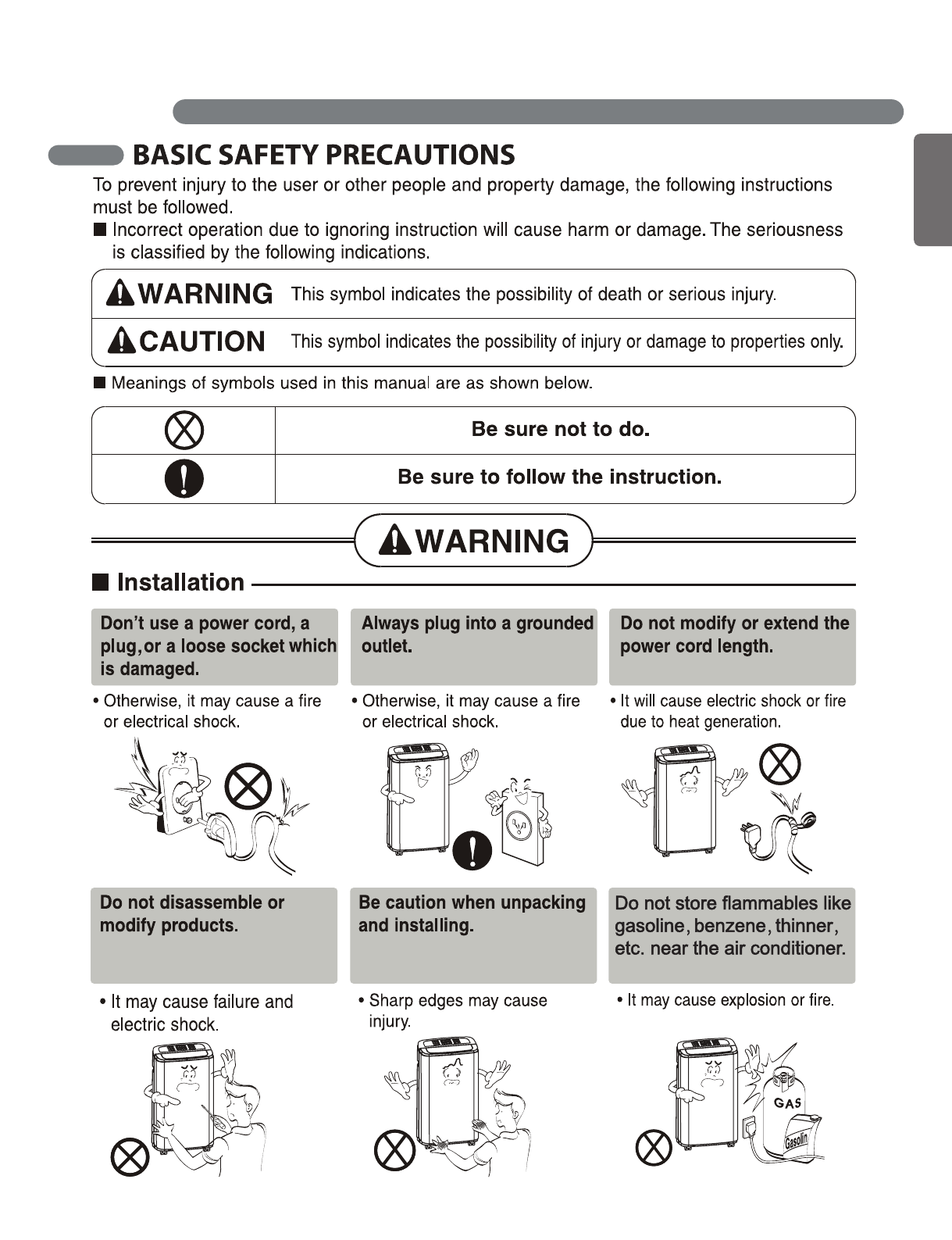 LG LP1015WNR User Manual Owner