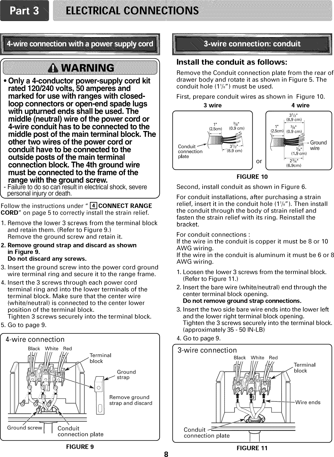 Page 8 of 11 - LG LRE30453ST/01 1604182L User Manual  ELECTRIC RANGE - Manuals And Guides