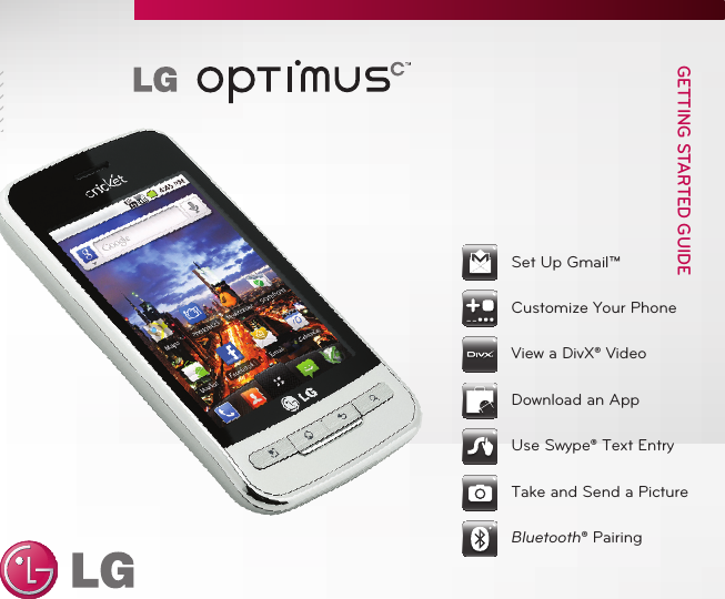 Page 1 of 10 - LG LW690 User Manual Quick Start Guide QSG Optimus C