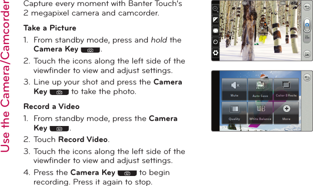 Page 5 of 10 - LG UN510 User Manual Quick Start Guide Banter Touch QSG