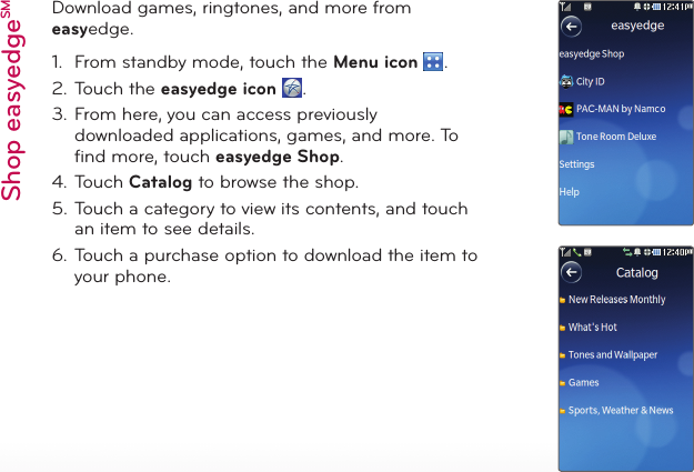 Page 8 of 10 - LG UN510 User Manual Quick Start Guide Banter Touch QSG