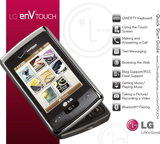 Lg Vx11000 User Manual Quick Start Guide En Vtouch Qsg