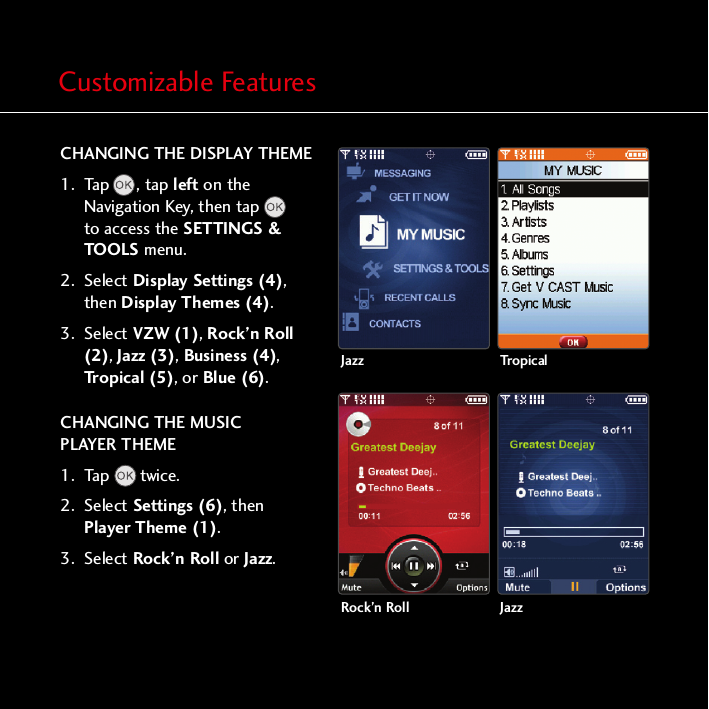 Page 11 of 12 - LG VX8500 Pink QSG_chocolate_rev1.2G User Manual Quick Start Guide Chocolate QSG E