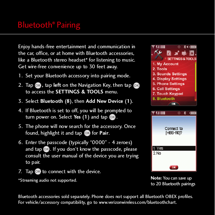 Page 9 of 12 - LG VX8500 Pink QSG_chocolate_rev1.2G User Manual Quick Start Guide Chocolate QSG E