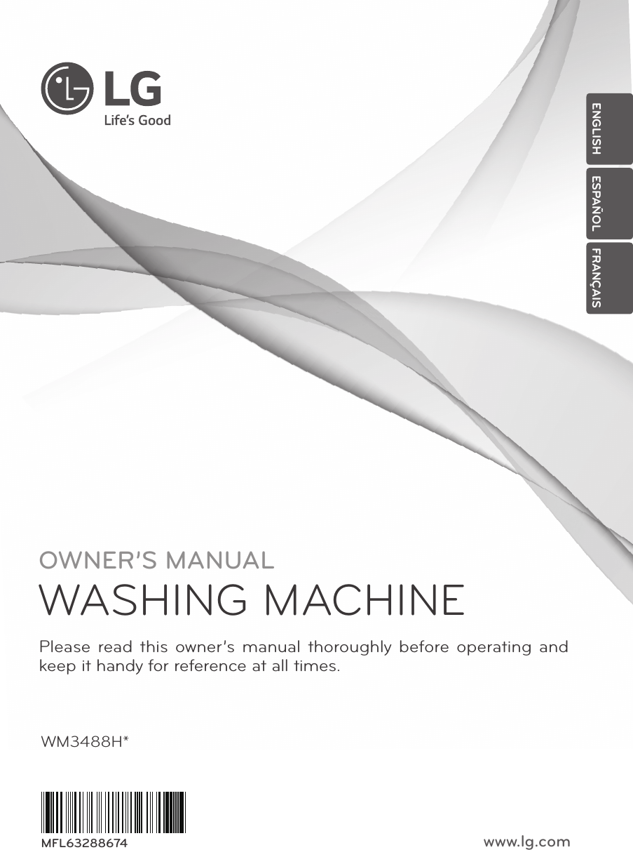 LG WM3488HW User Manual Owner's MFL630288674 160311