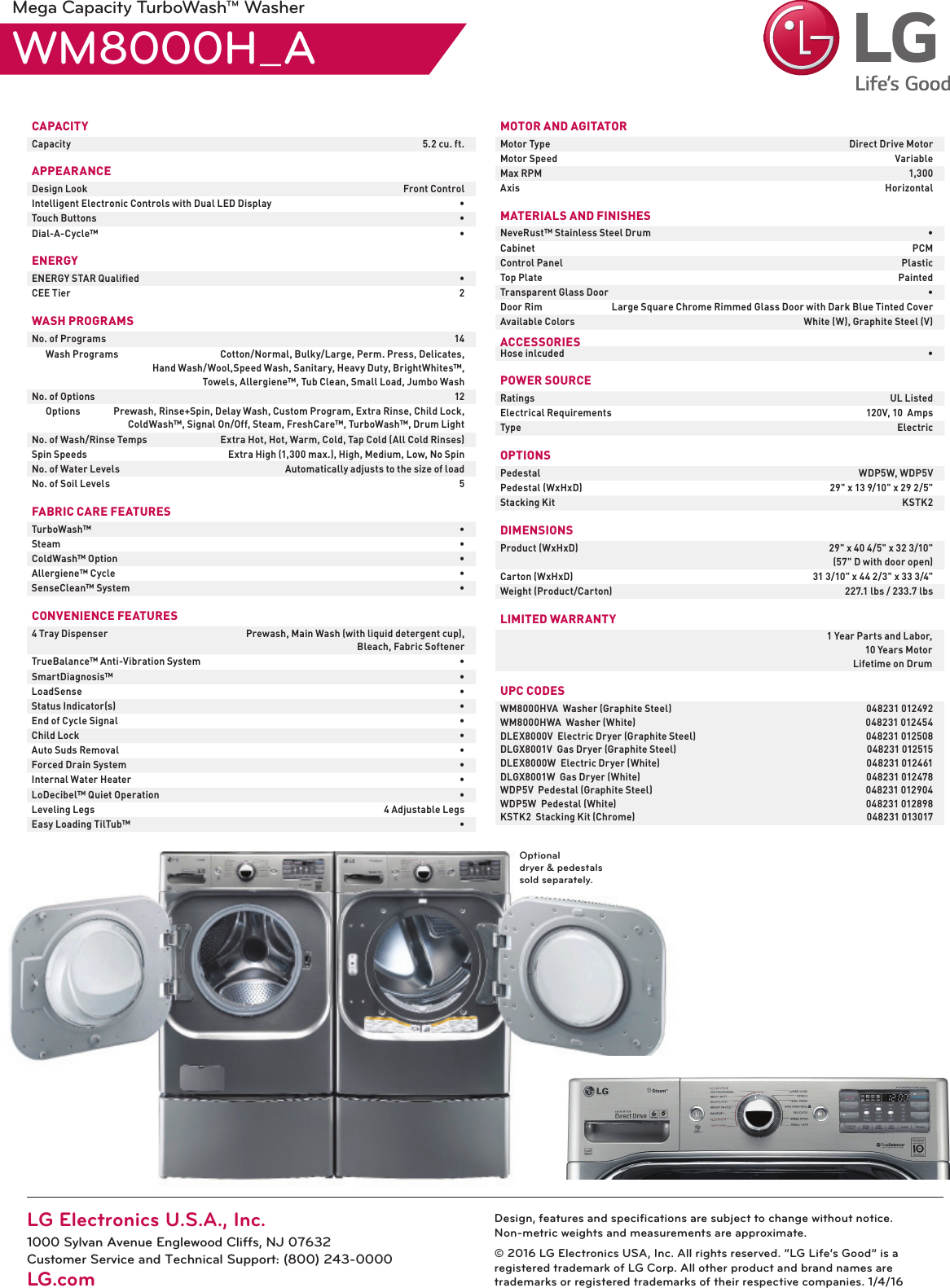 Lg wm8000h_a washer user manual pdf