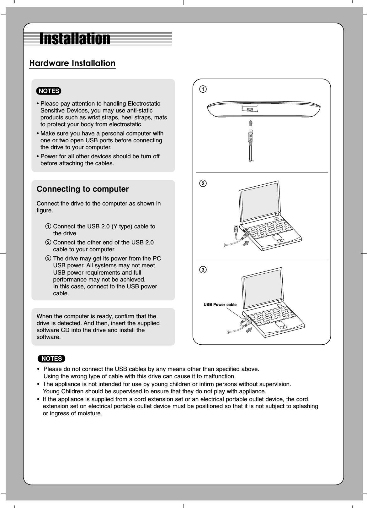Page 1 of 4 - LG WP40NB30 BP40-QSG-7898 User Manual Owner's