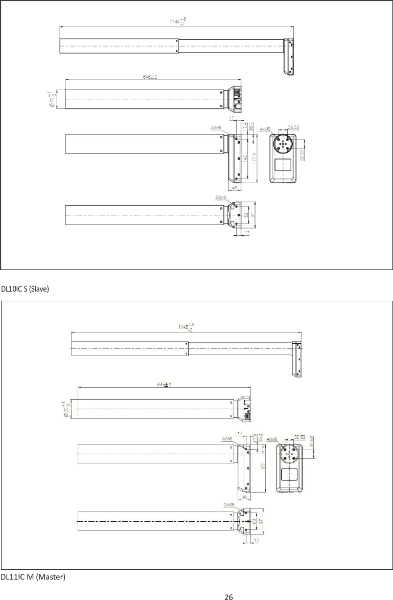 26    DL11IC M (Master)   DL10IC S (Slave)   