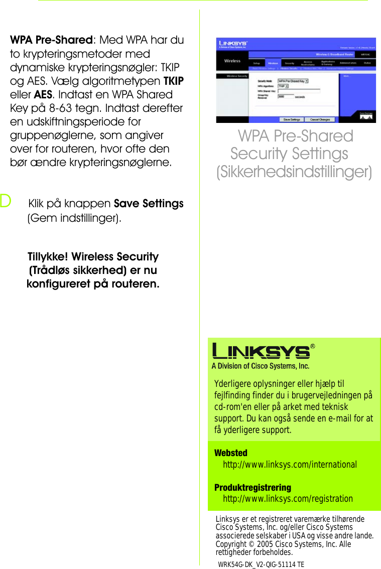 Page 18 of LINKSYS WRK54GV3 Wireless-G Broadband Router with 4-Port Switch User Manual Manual 1
