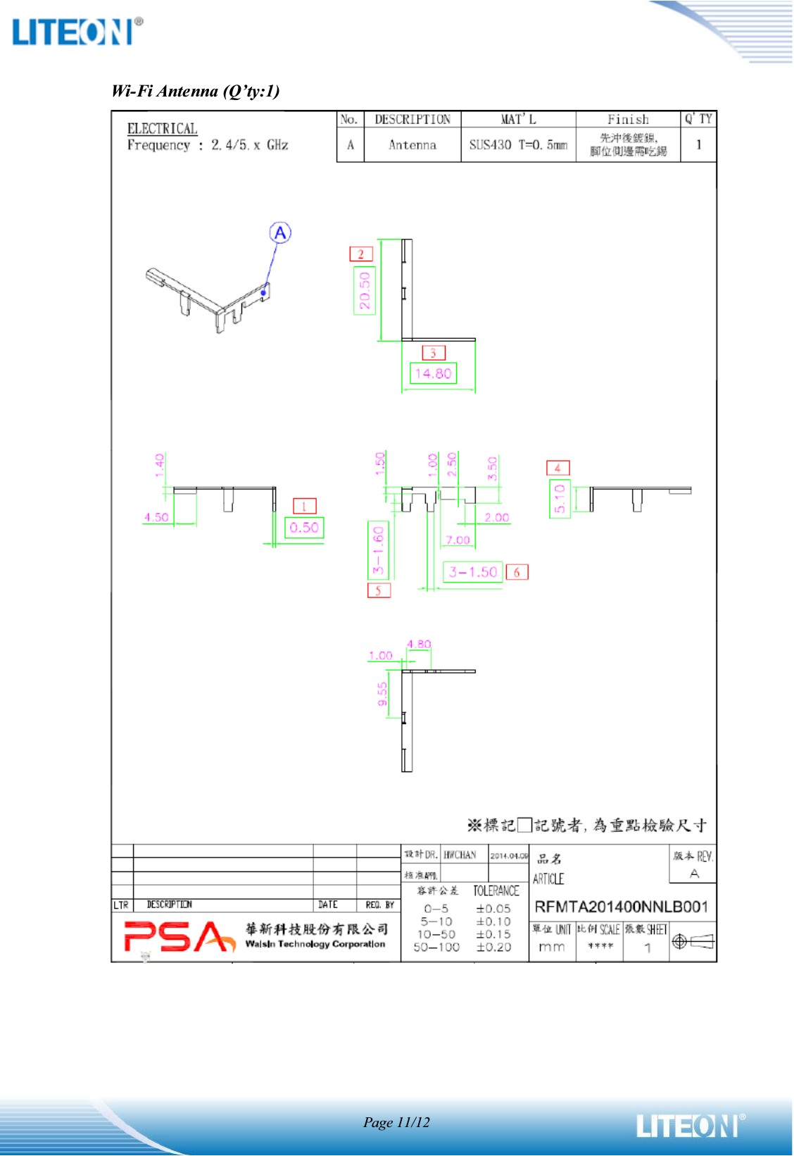 Page 11/12Wi-Fi Antenna (Q¶W\   