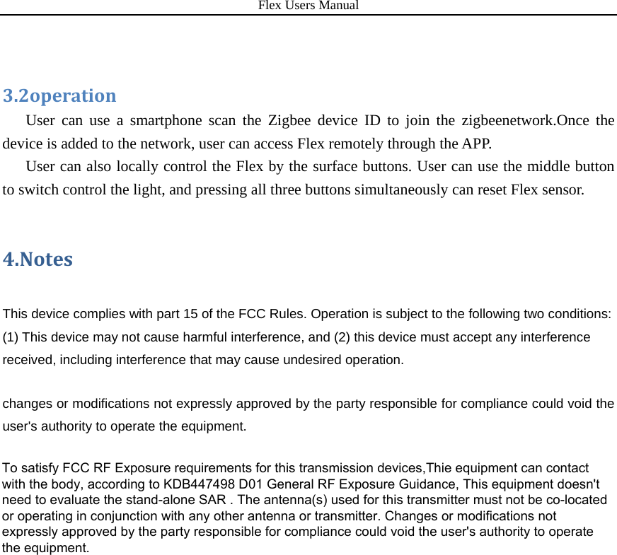 LUCIS TECHNOLOGIES FLEX FLEX User Manual Flex Users Manual