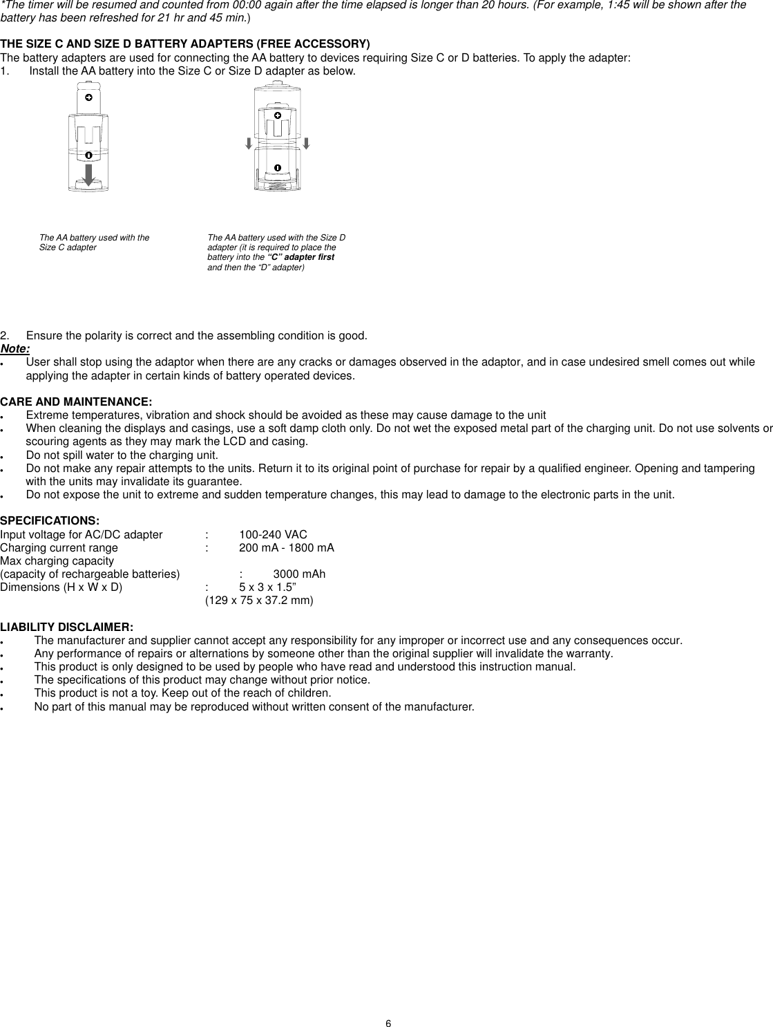 Page 6 of 8 - La-Crosse-Technology La-Crosse-Technology-Bc-900-Users-Manual BC900