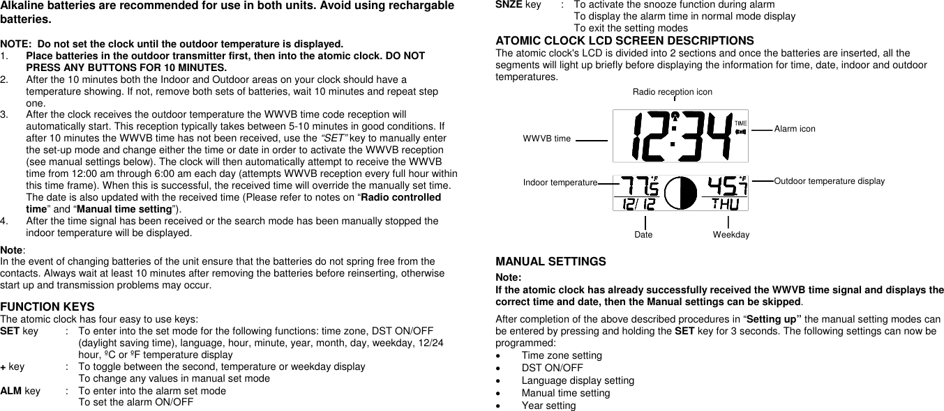 Page 2 of 10 - La-Crosse-Technology La-Crosse-Technology-Ws-6118-Users-Manual WS-6118
