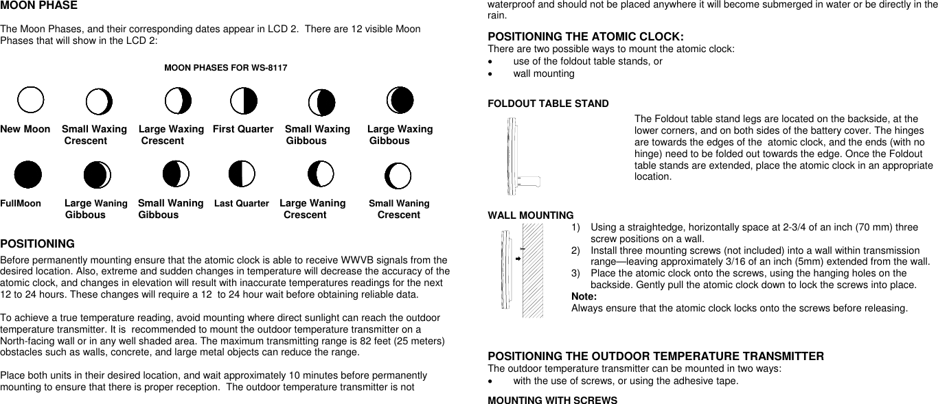 Page 6 of 10 - La-Crosse-Technology La-Crosse-Technology-Ws-6118-Users-Manual WS-6118