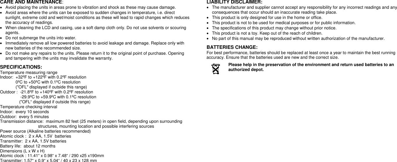 Page 8 of 10 - La-Crosse-Technology La-Crosse-Technology-Ws-8117-Users-Manual WS-8117