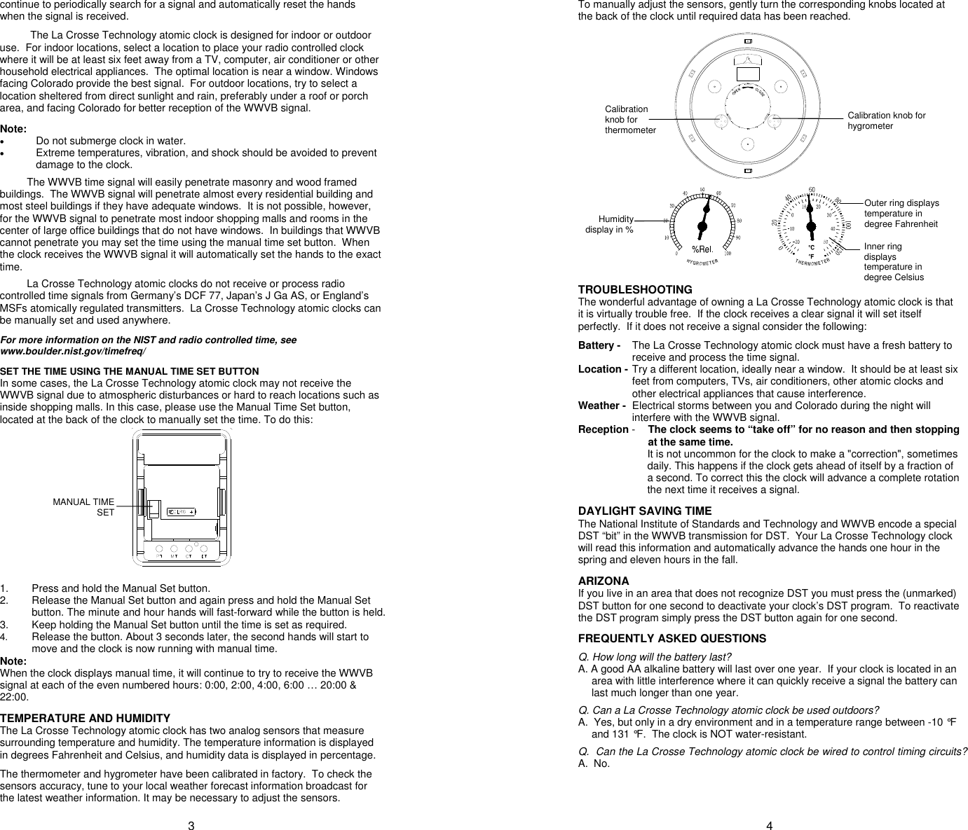Page 2 of 3 - La-Crosse-Technology La-Crosse-Technology-Wt-3181Pl-Users-Manual- La-crosse-technology-wt-3181pl-users-manual