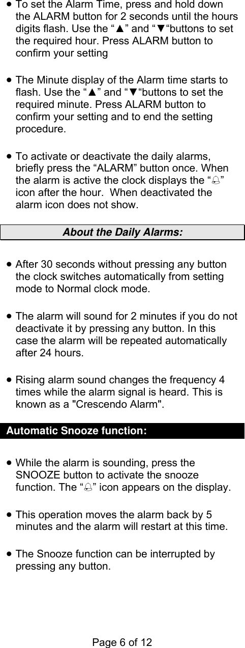 Page 6 of 12 - La-Crosse-Technology La-Crosse-Technology-Wt-8005U-Users-Manual-  La-crosse-technology-wt-8005u-users-manual