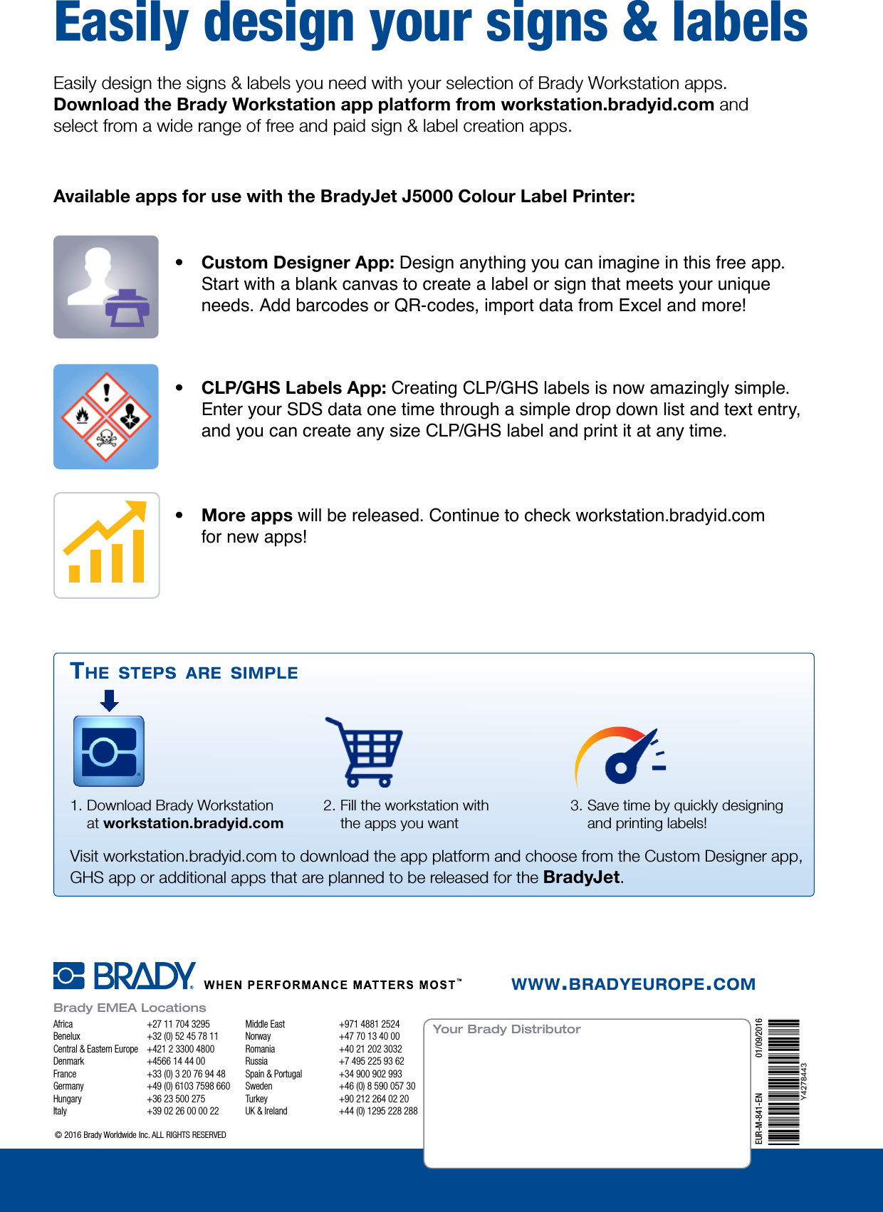 Page 6 of 6 - LabelZone Bradyjet J5000 Brochure User Manual Brady Jet