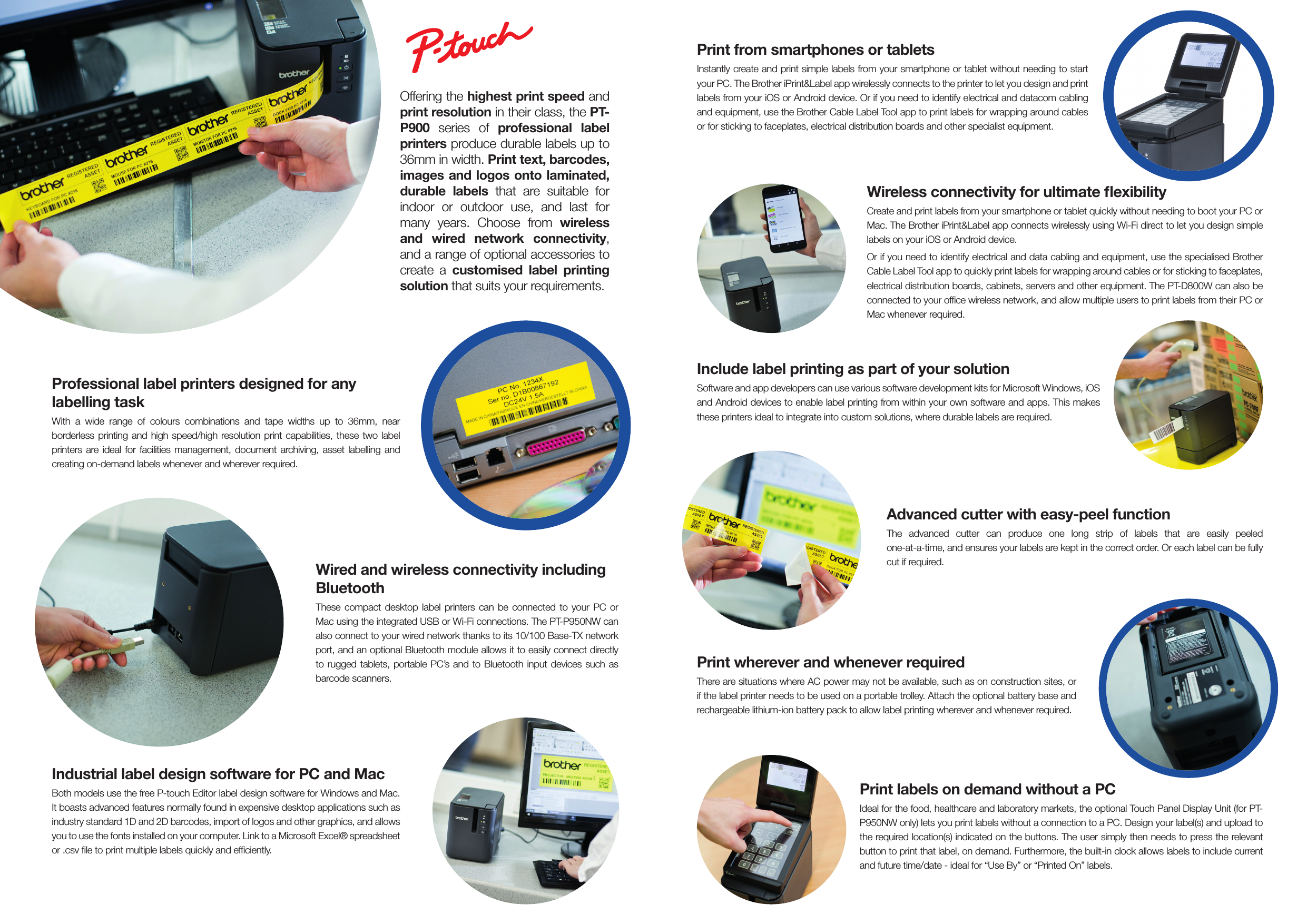 Page 2 of 3 - LabelZone Brother Pt-P900W User Manual