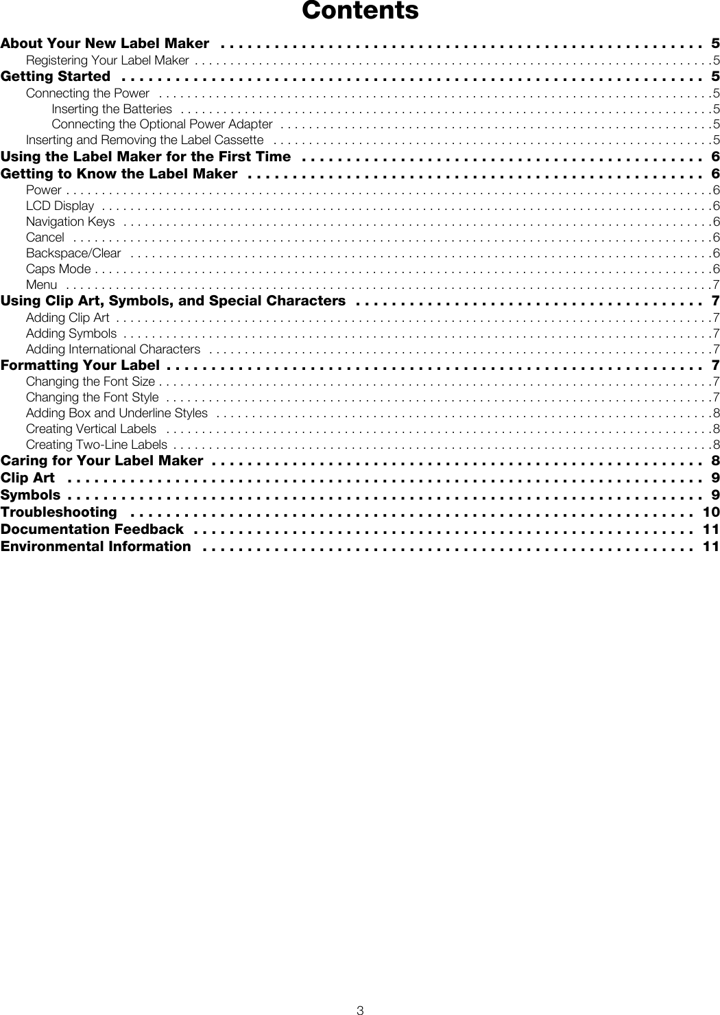 Page 3 of 11 - LabelZone Dymo Lm 160 LabelManager User Guide Manual