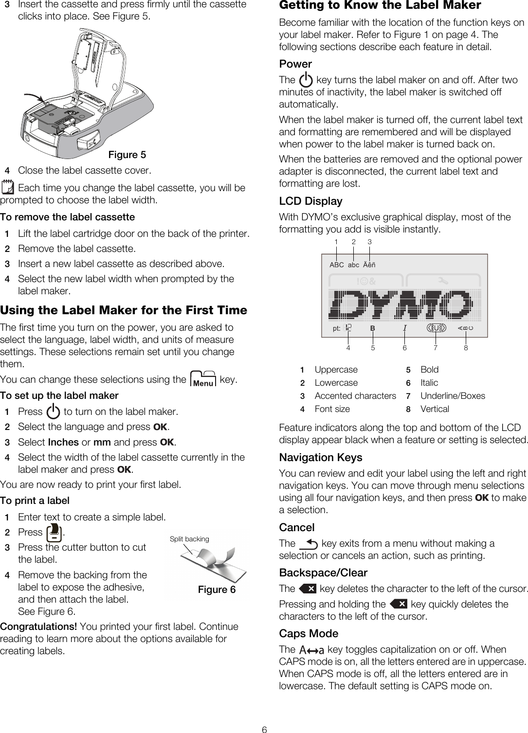 Page 6 of 11 - LabelZone Dymo Lm 160 LabelManager User Guide Manual