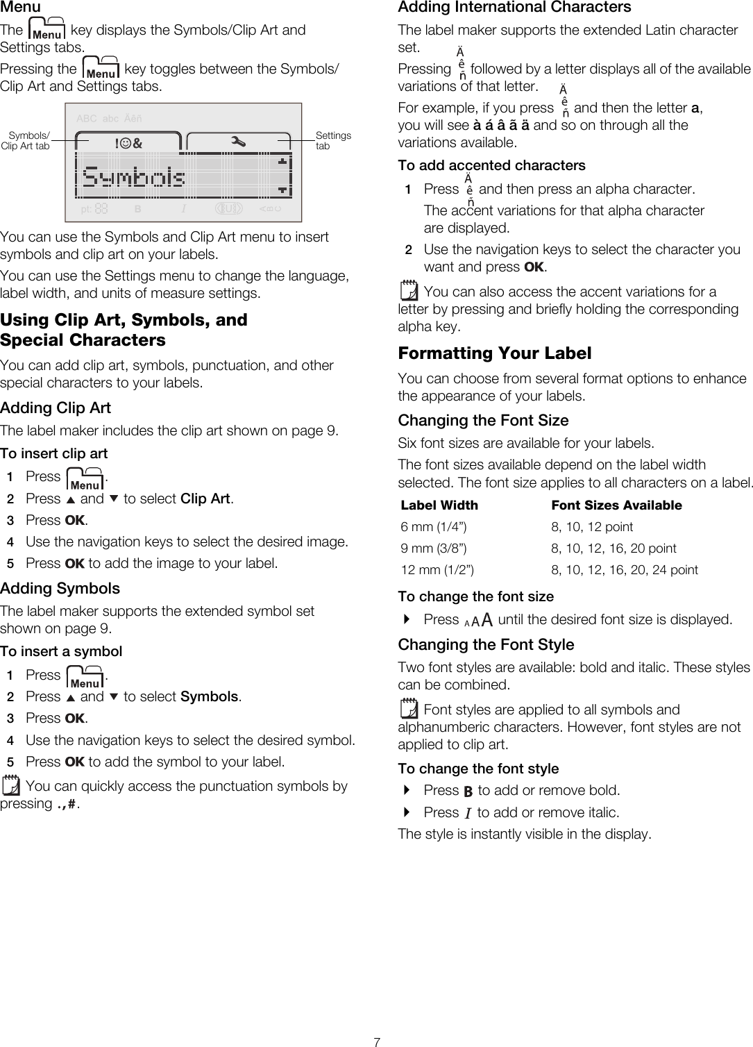 Page 7 of 11 - LabelZone Dymo Lm 160 LabelManager User Guide Manual