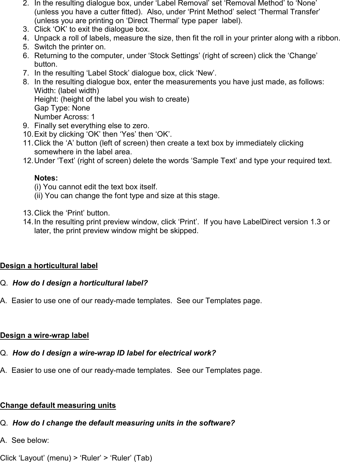 Page 3 of 11 - LabelZone Labeldirect Howto  User Manual Label Direct How To