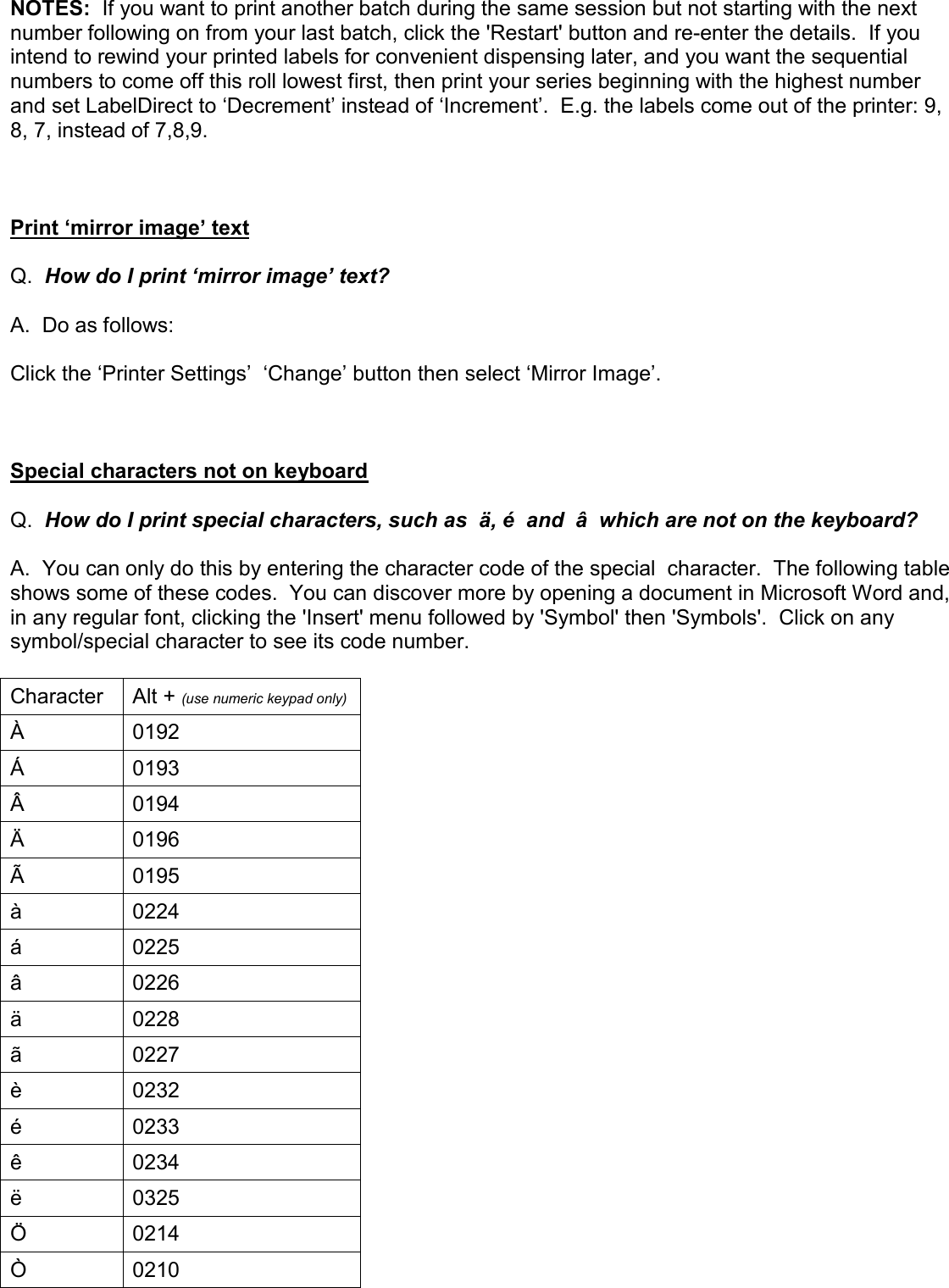 Page 7 of 11 - LabelZone Labeldirect Howto  User Manual Label Direct How To