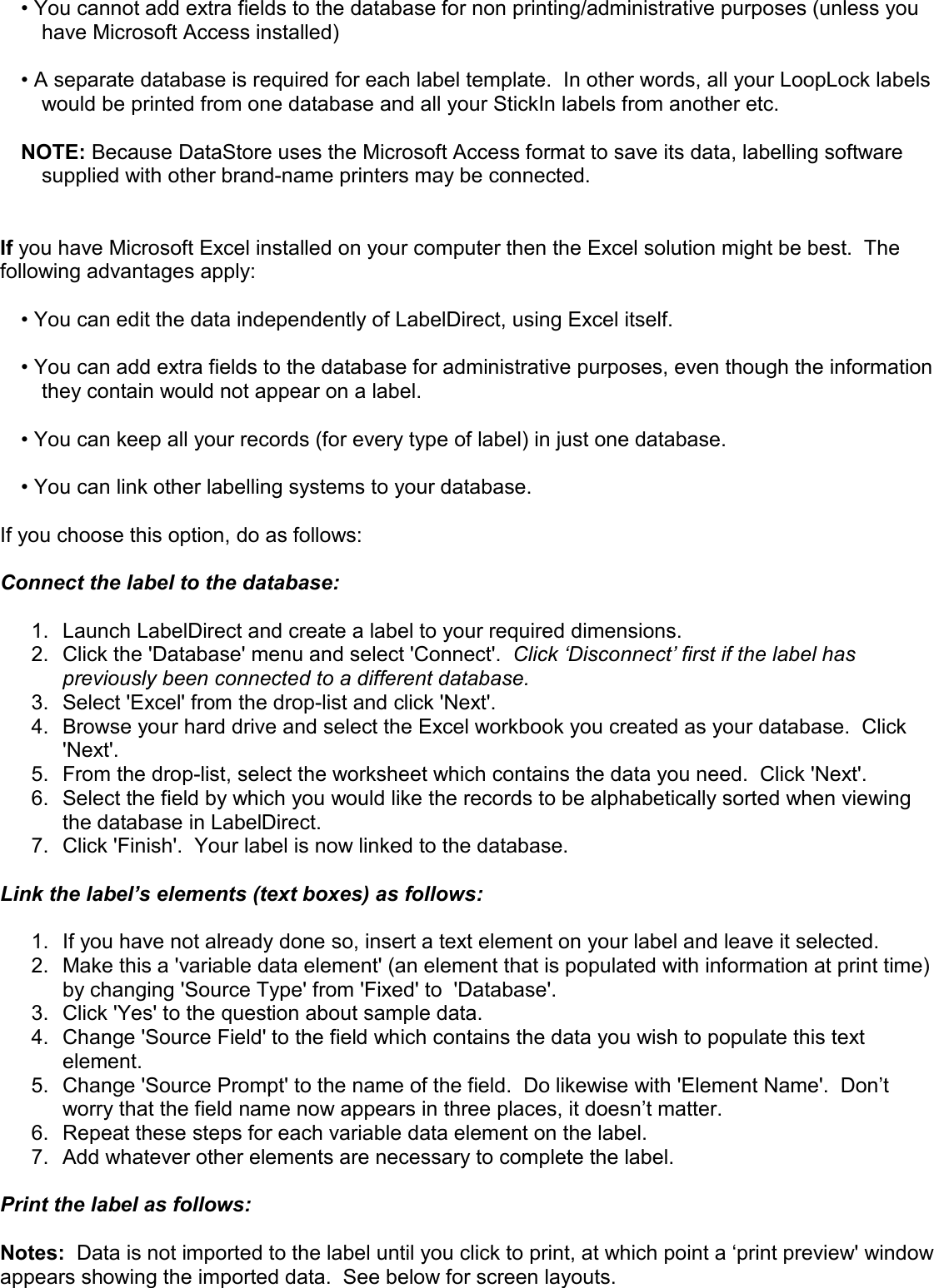 Page 9 of 11 - LabelZone Labeldirect Howto  User Manual Label Direct How To