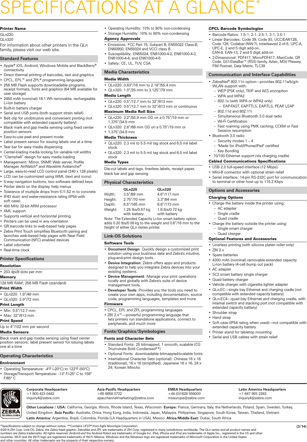 Page 6 of 6 - LabelZone Qlnseries-Datasheet User Manual