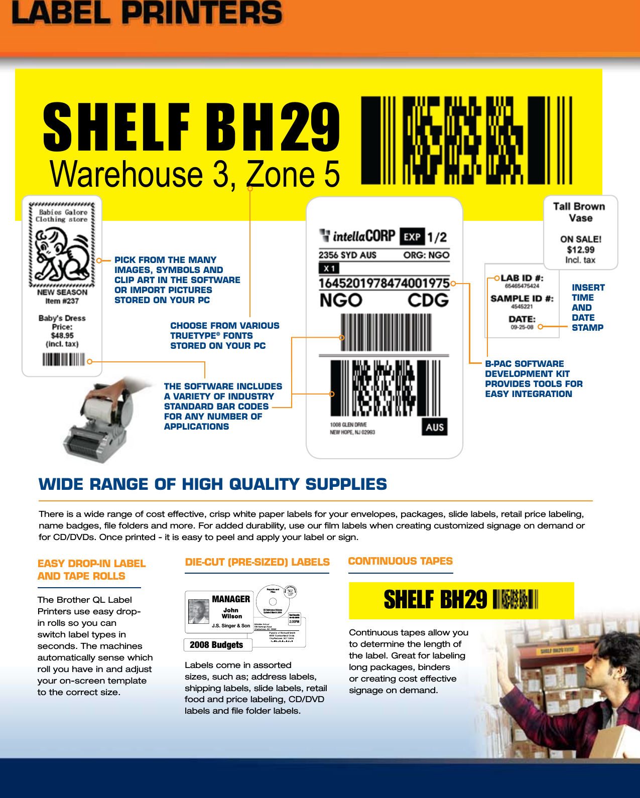 Page 3 of 6 - Labelzone Ql-580N-Brochure User Manual Brochure