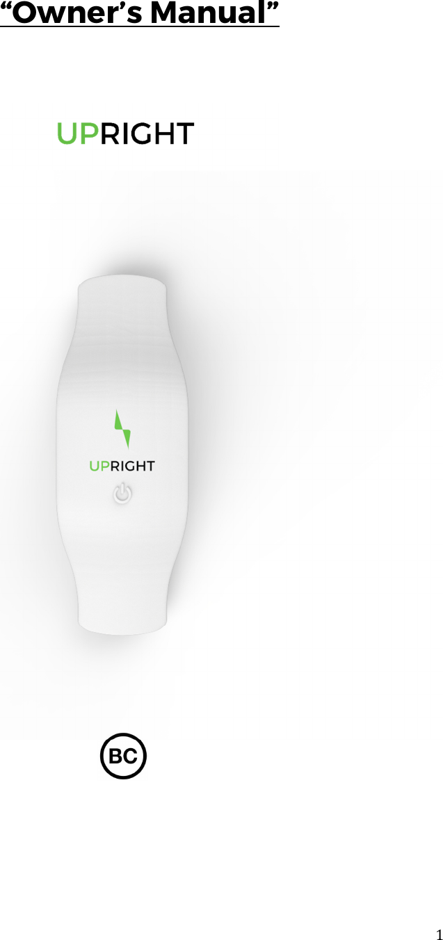  1&ldquo;Owner&rsquo;s Manual&rdquo;      