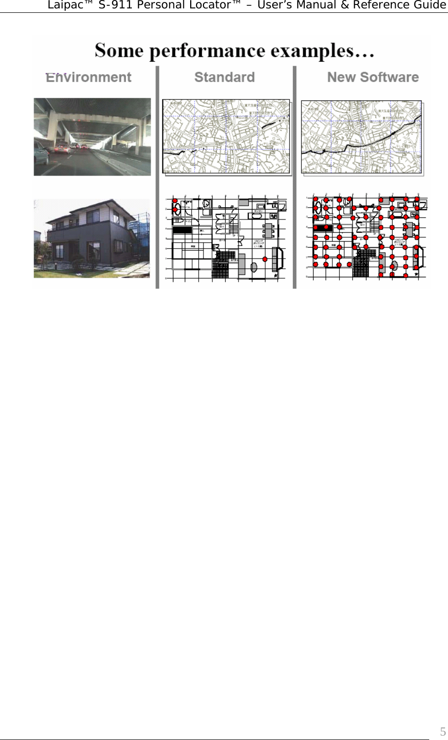 Laipac™ S-911 Personal Locator™ – User’s Manual &amp; Reference Guide  5     