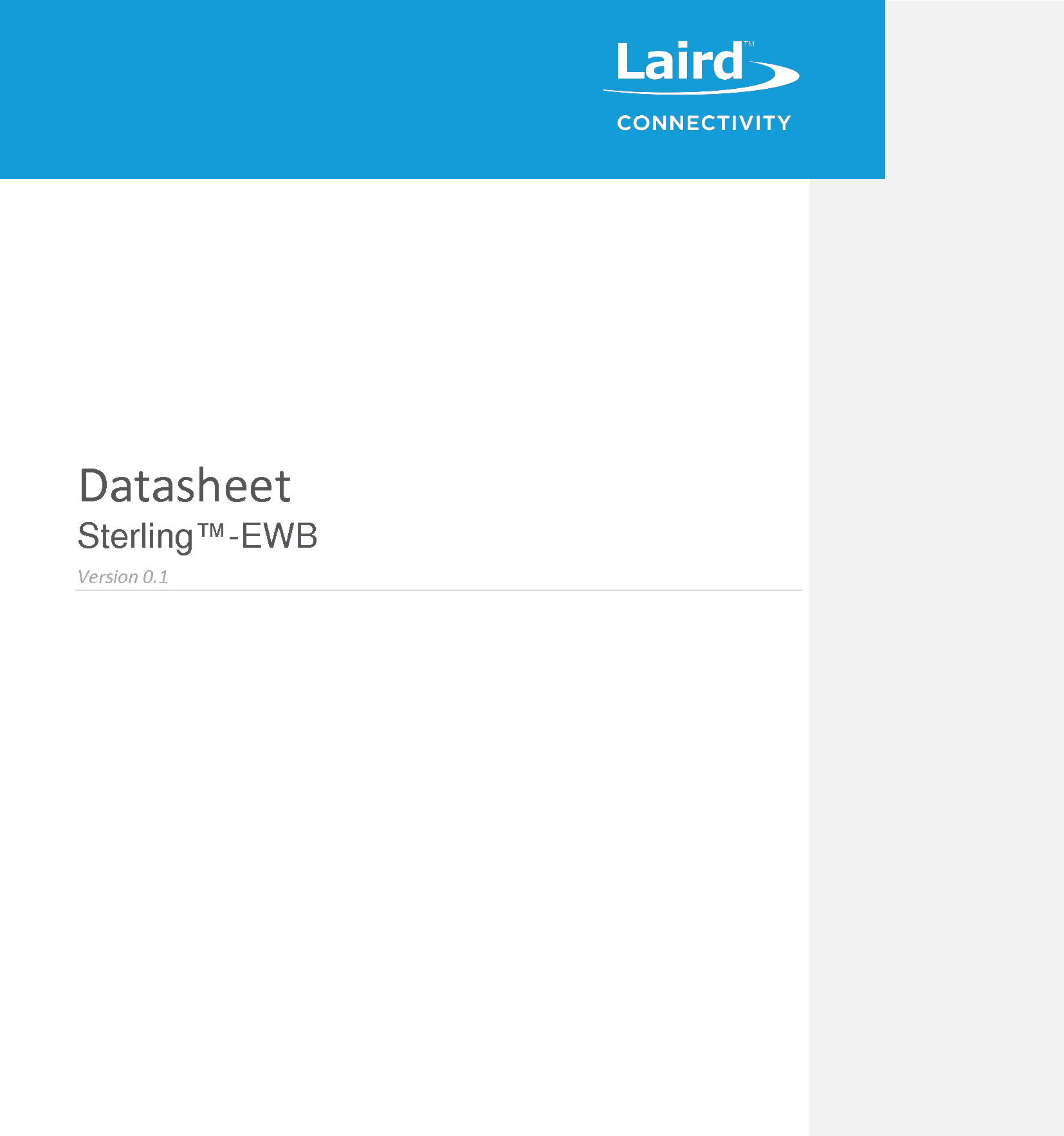 Laird Connectivity EWB1 802 11 B g n WLAN Bluetooth BLE Module W