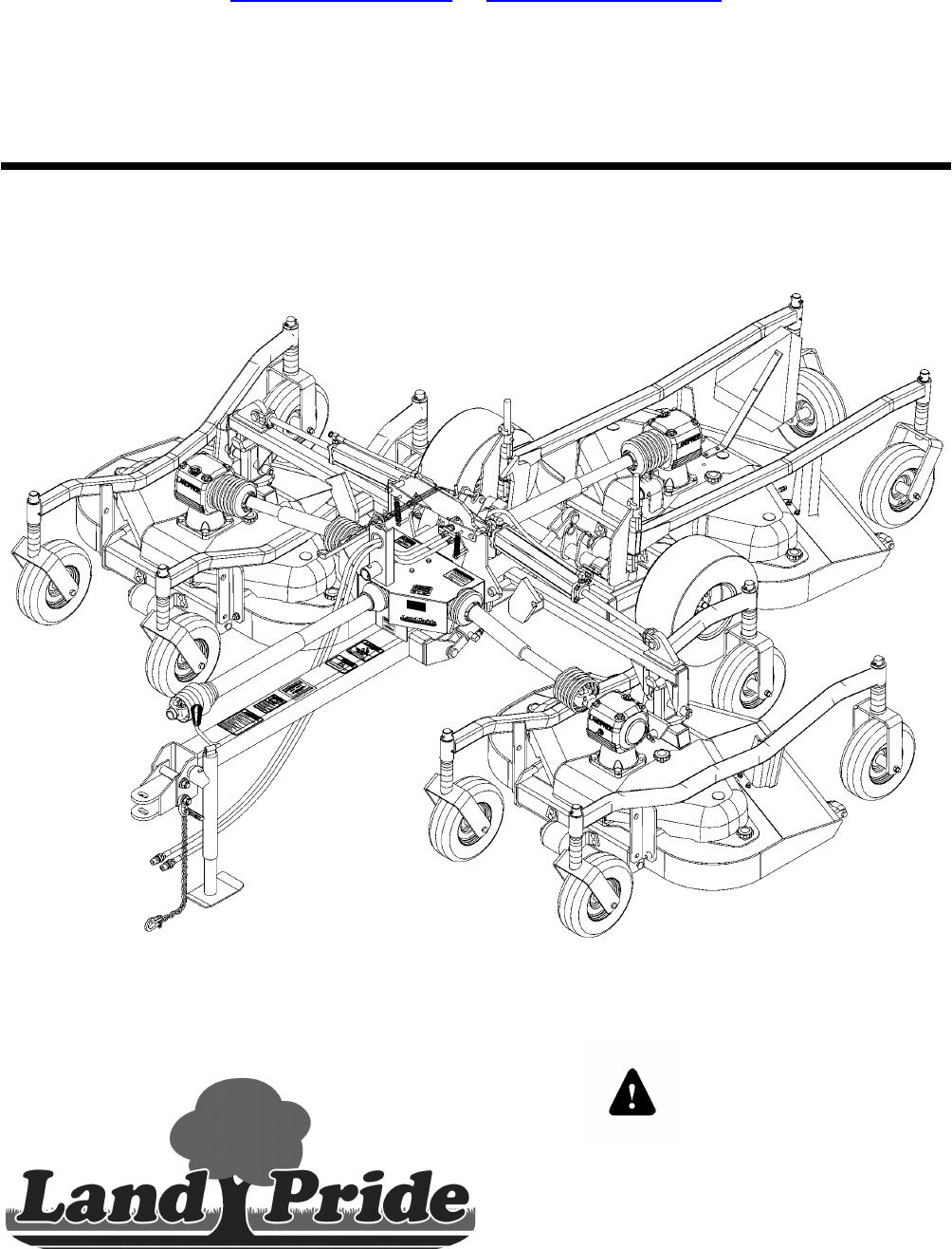 Land Pride Lawn Mower 315 507p Users Manual