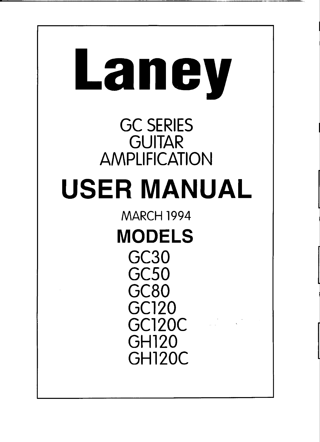 Page 1 of 6 - Laney-Amplification Laney-Amplification-Laney-Amplification-Musical-Instrument-Amplifier-Gc30-Users-Manual-  Laney-amplification-laney-amplification-musical-instrument-amplifier-gc30-users-manual