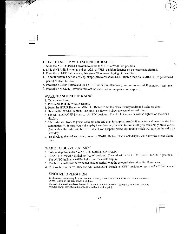 AM/FM/WB RECEIVER User Manual