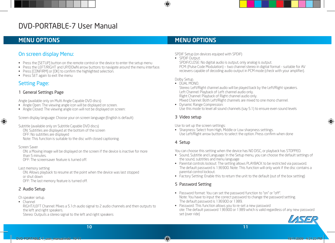Page 6 of 9 - Laser Laser-Dvd-Portable-7-Users-Manual- DVD-PORTABLE-7_user_manual  Laser-dvd-portable-7-users-manual