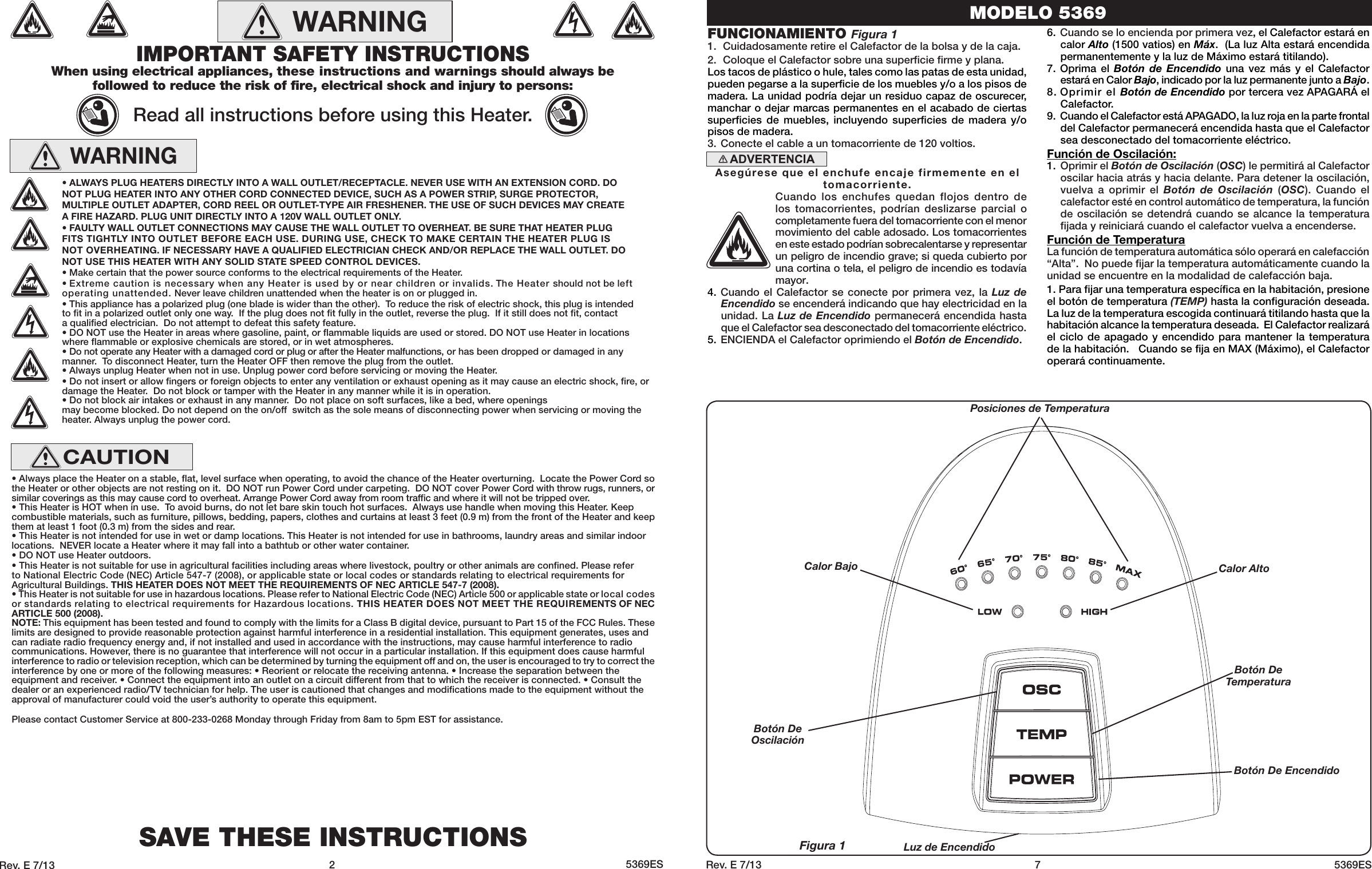 Page 2 of 4 - Lasko 5369 User Manual  To The 820fd5b7-554c-41d9-adf5-8d2b725c2de6