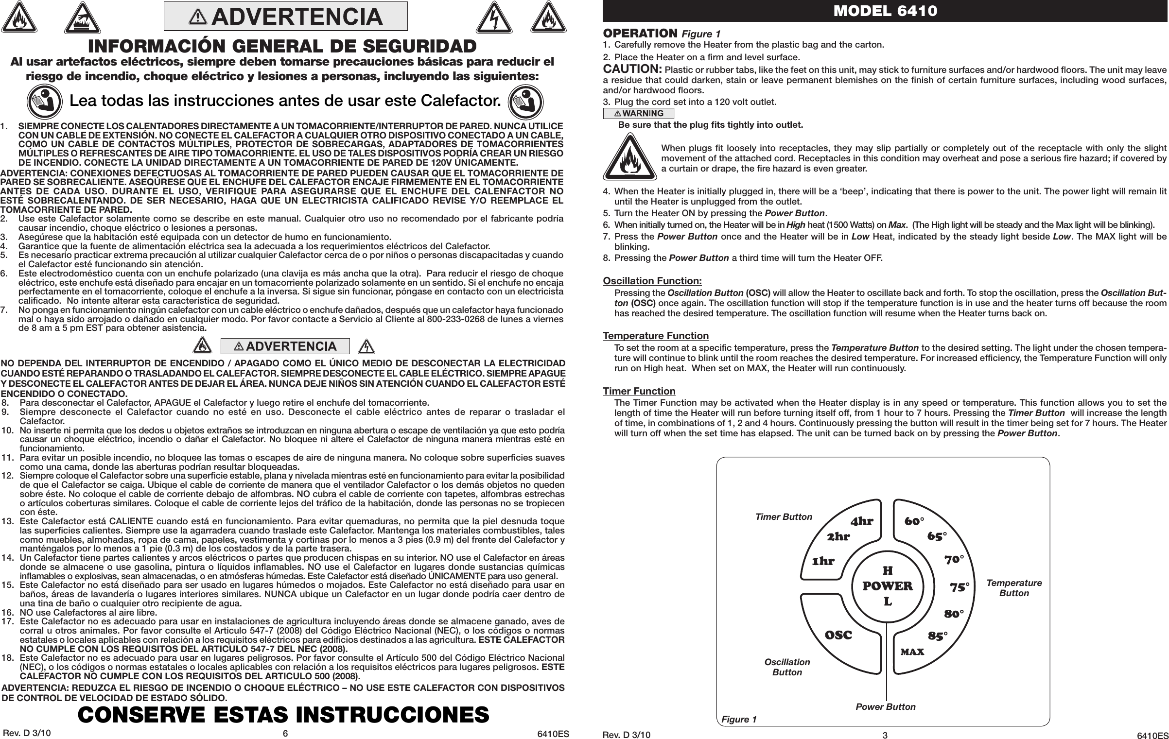 Page 3 of 4 - Lasko 6410 User Manual  To The A6b6e72a-28f5-445a-8892-7fffd568a706