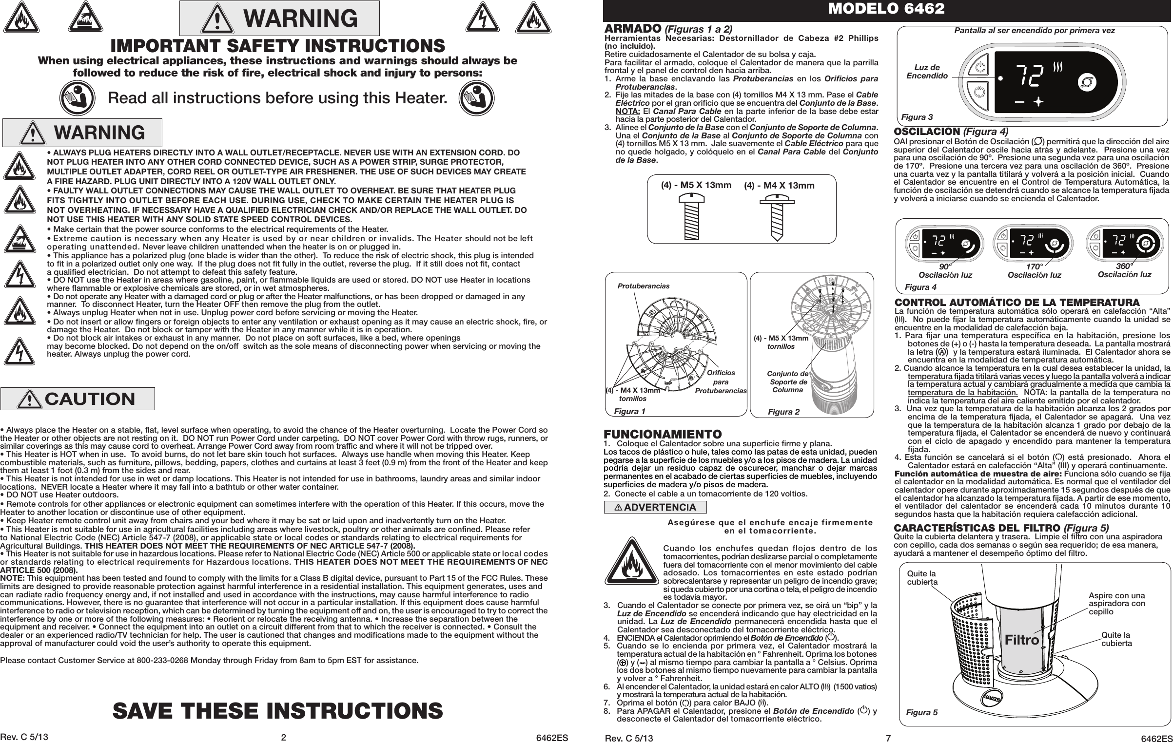 Lasko 6462 Users Manual