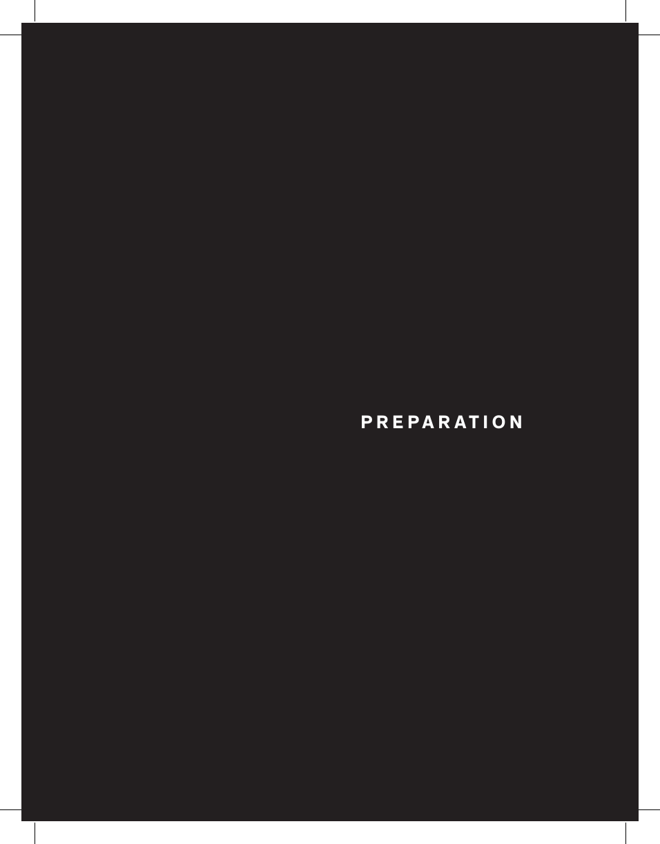 PREPARATION