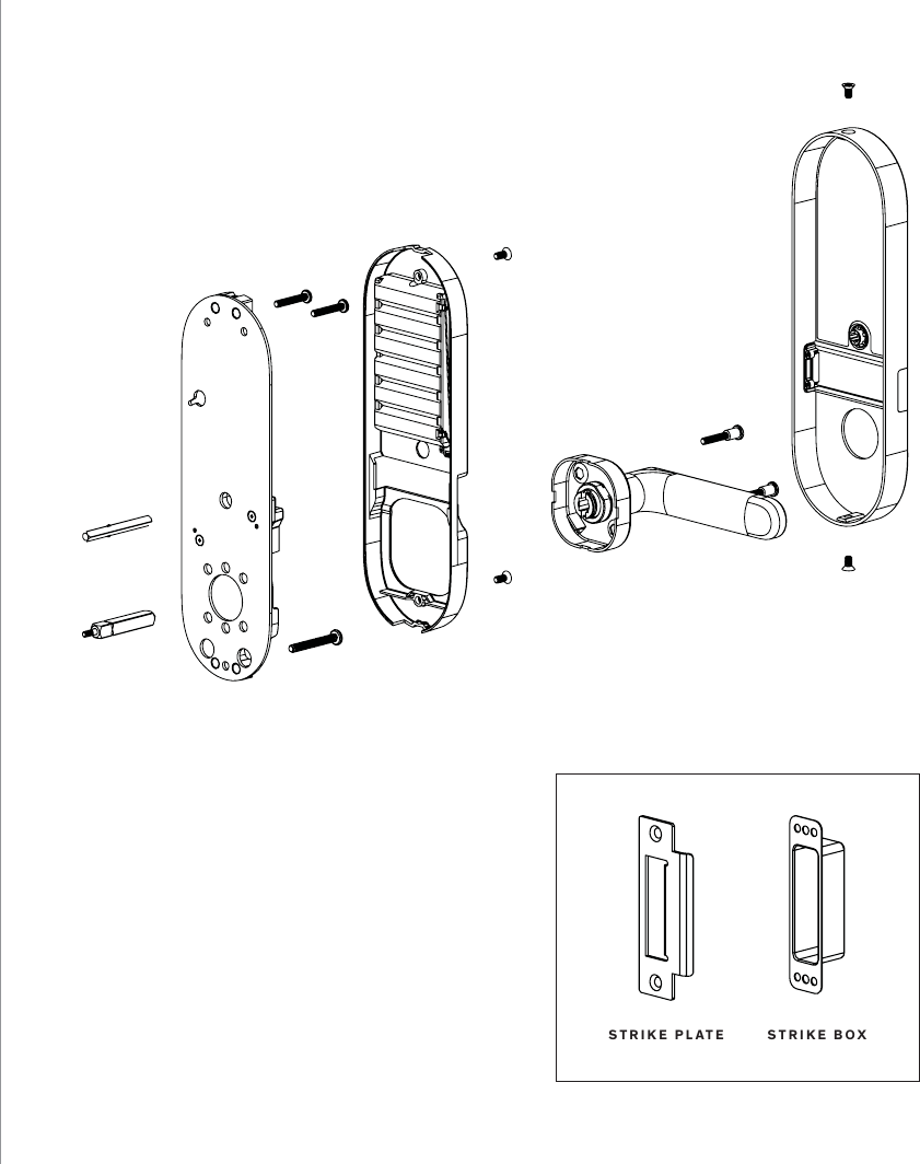 STRIKE PLATE STRIKE BOX