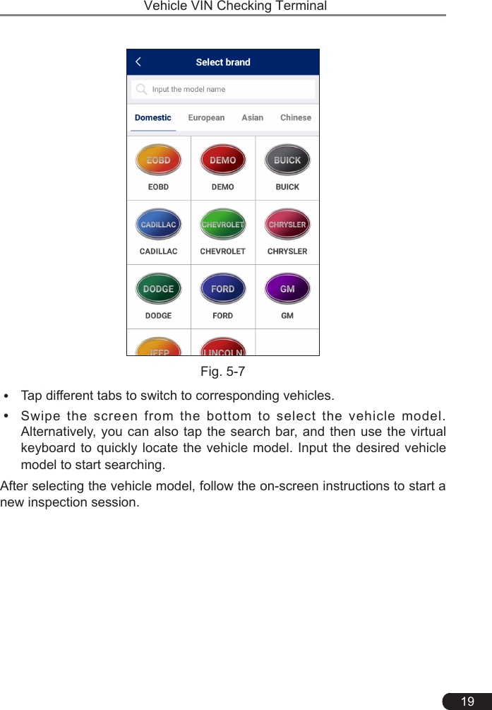 Page 23 of Launch Tech HTT Vehicle VIN Checking Terminal, Professional full vehicle model handheld diagnostic tool User Manual 