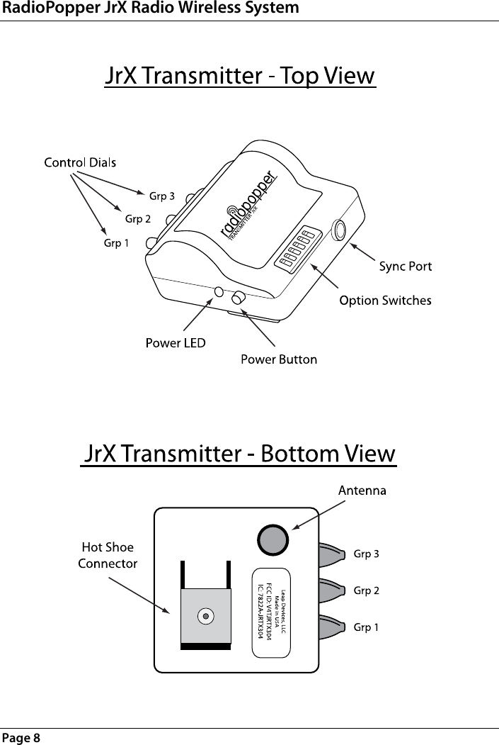 RadioPopper JrX Radio Wireless SystemPage 8
