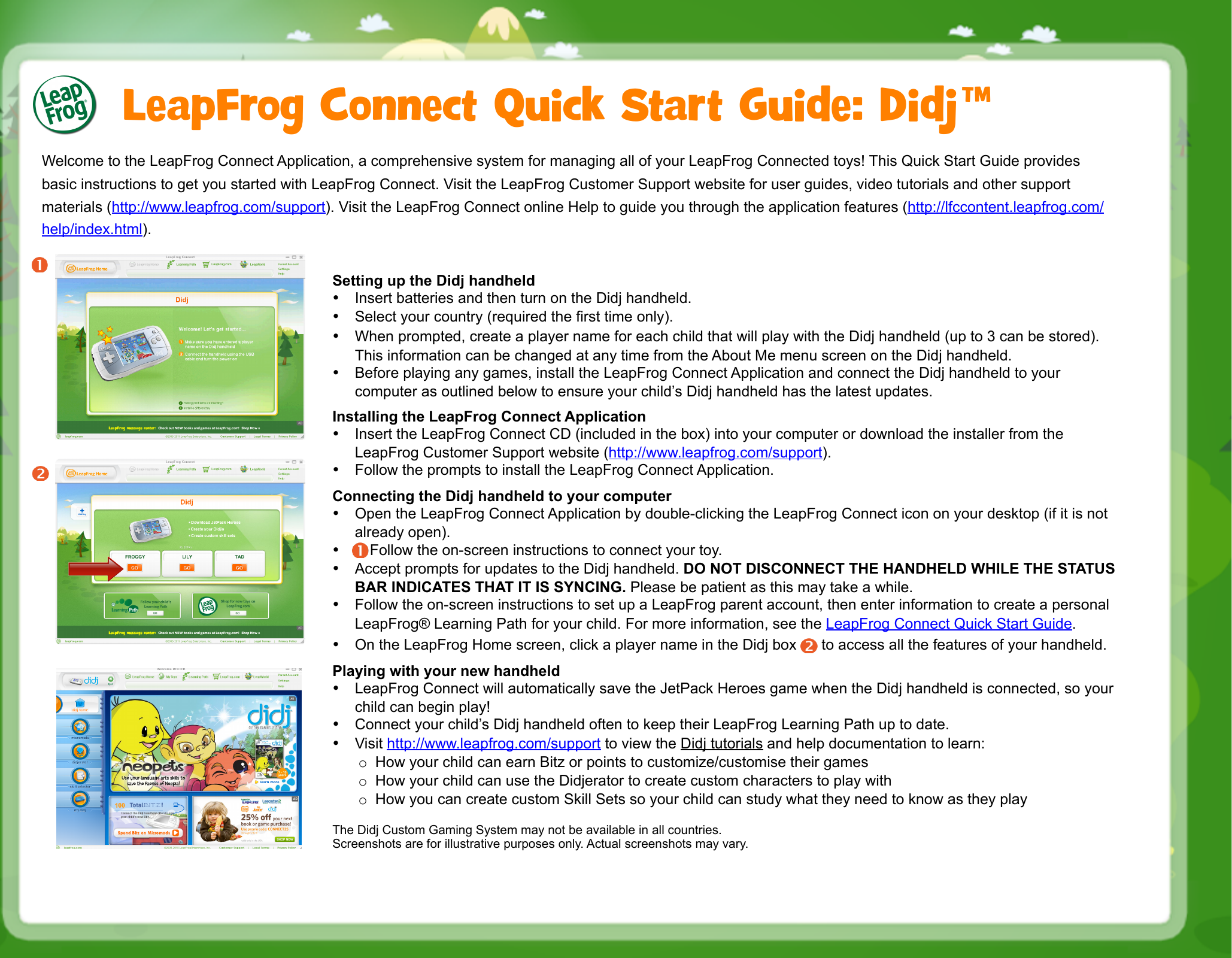 Page 10 of 11 - Leapfrog Leapfrog-Connect-Application-Quick-Start-Manual-  Leapfrog-connect-application-quick-start-manual