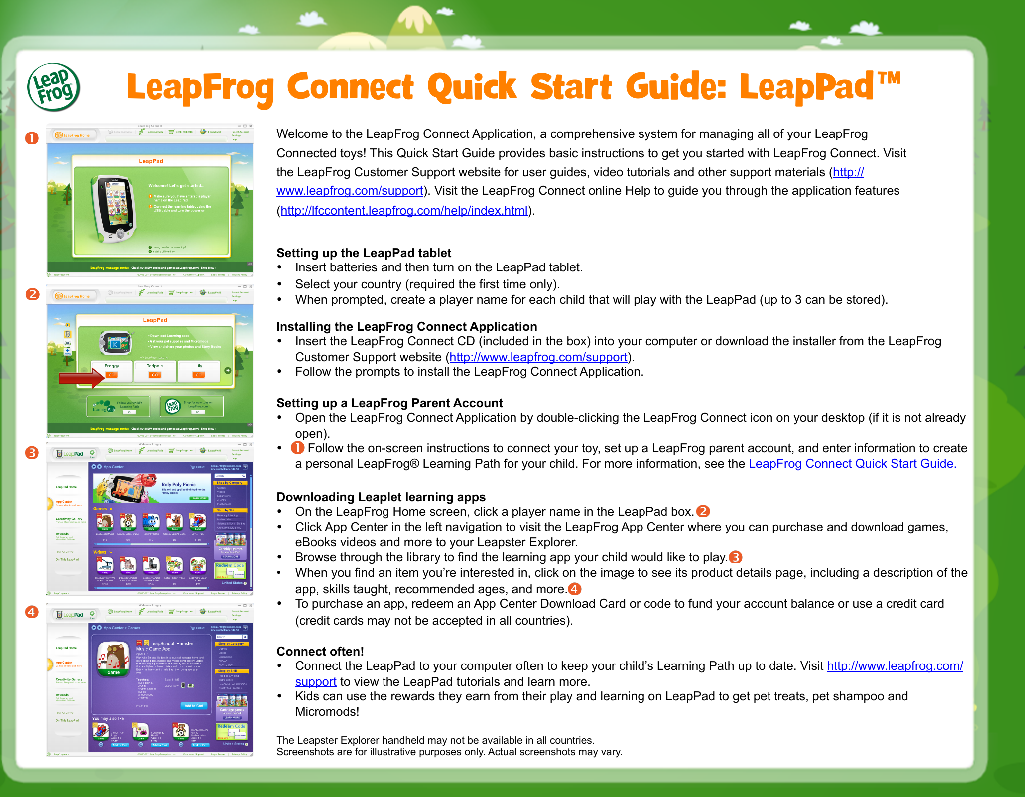 Page 7 of 11 - Leapfrog Leapfrog-Connect-Application-Quick-Start-Manual-  Leapfrog-connect-application-quick-start-manual