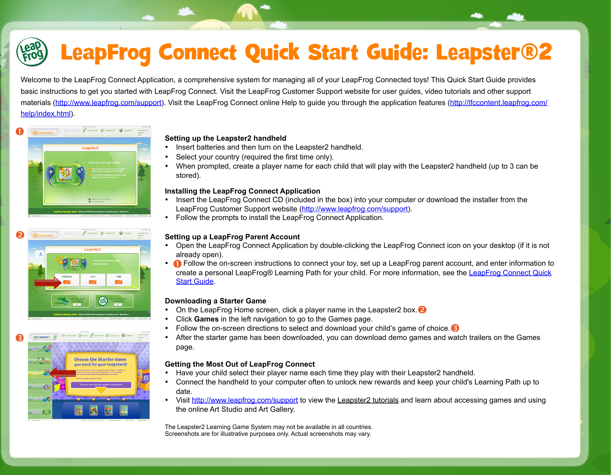 leapfrog connect application download