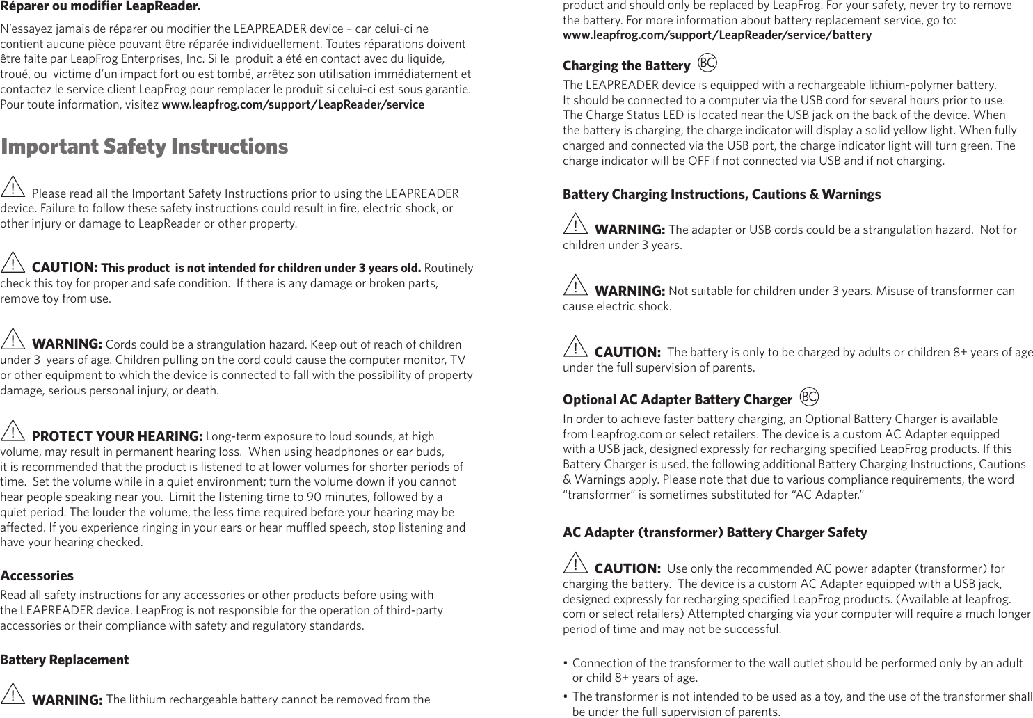 Page 3 of 6 - Leapfrog Leapfrog-Leapreader-Parent-Guide-And-Instructions- Leapfrog-leapreader-parent-guide-and-instructions